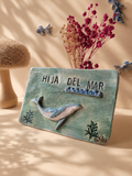 Placa decorativa de cerámica Hija del mar