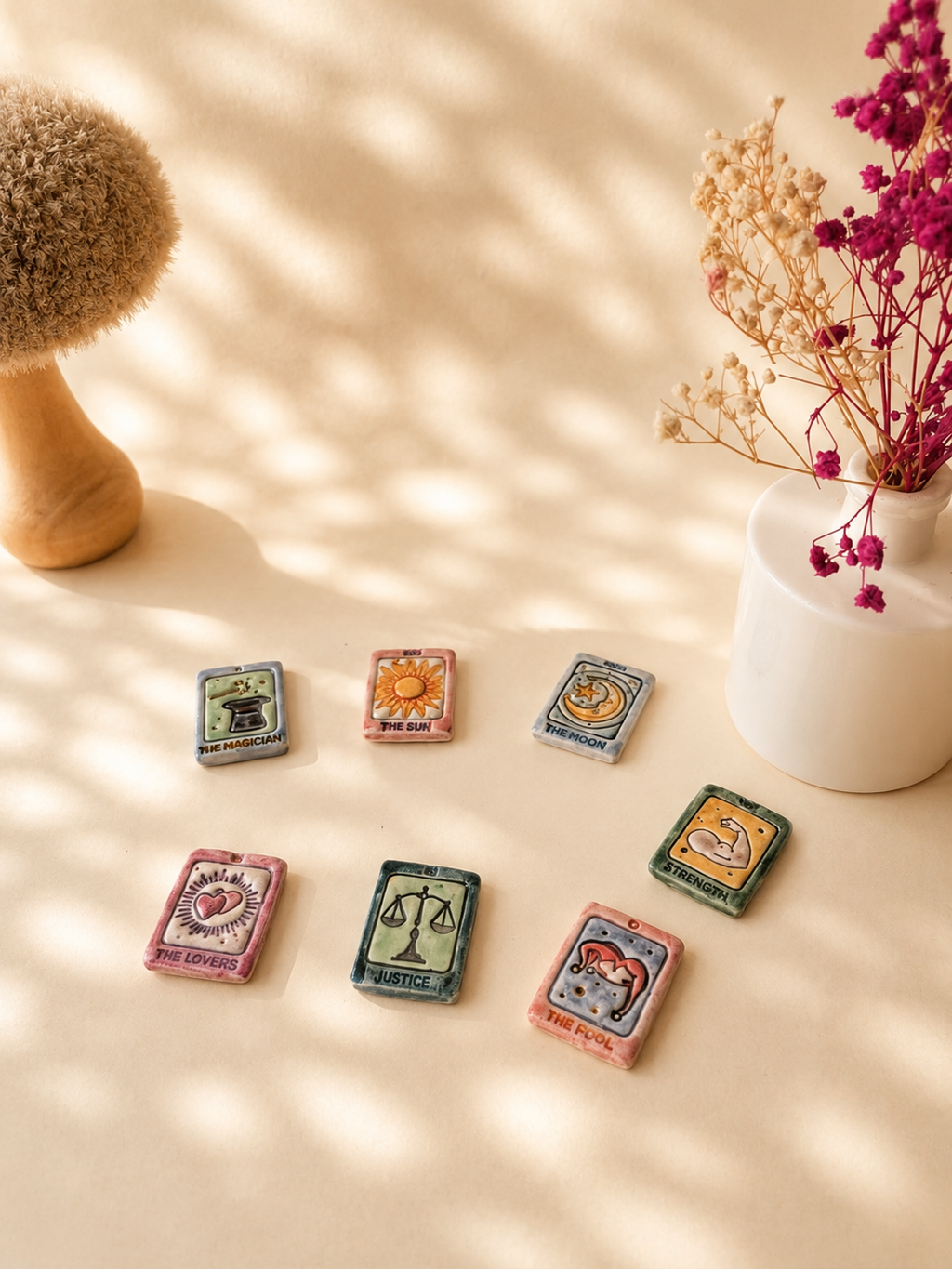 Imanes de cartas del tarot